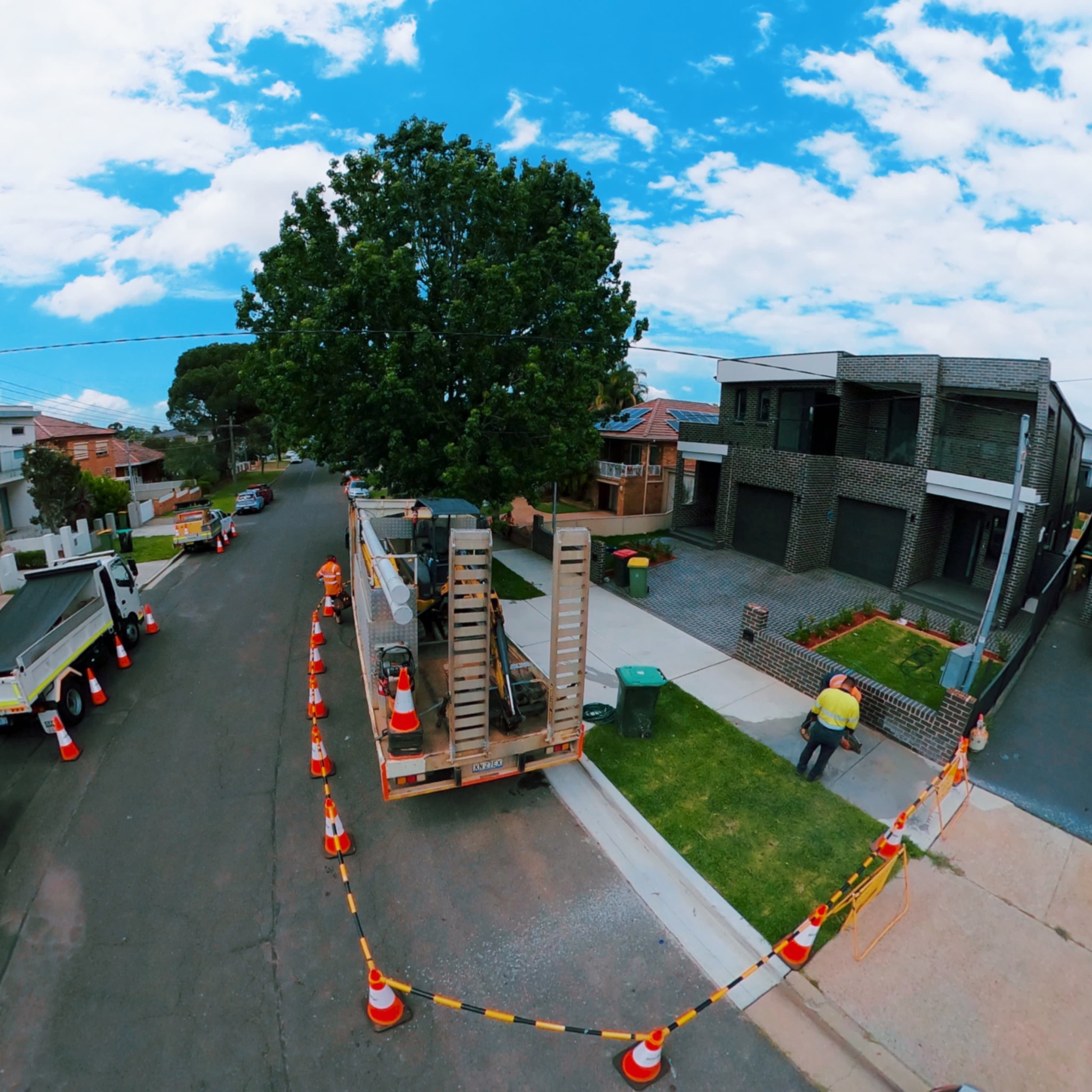 Worksite traffic photo